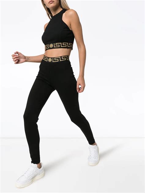 versace sport line|Versace sports bra and leggings.